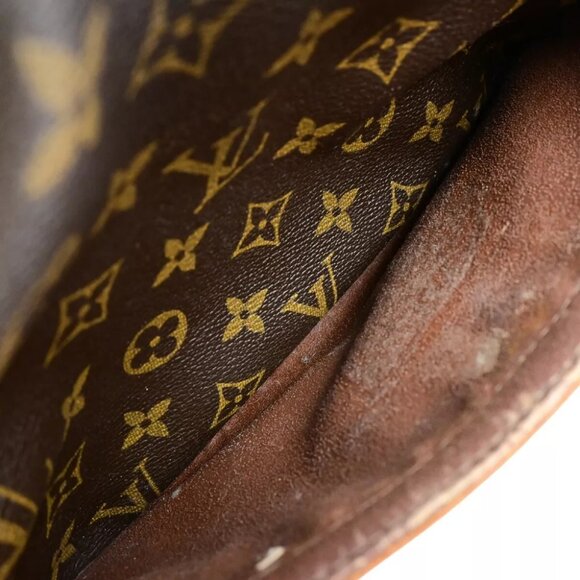 LOUIS VUITTON Senlis Shoulder Bag Monogram Leather Brown France M51222 87ED702 - Picture 8 of 16